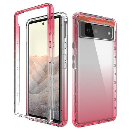 High Transparency Two-color Gradient PC + TPU Phone Protective Case