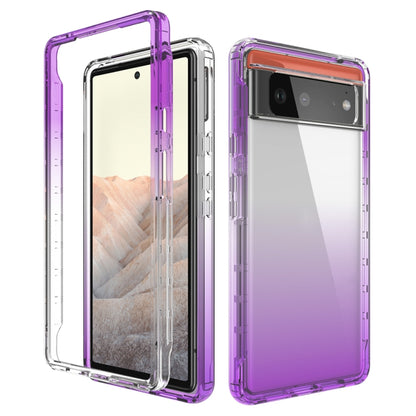 High Transparency Two-color Gradient PC + TPU Phone Protective Case