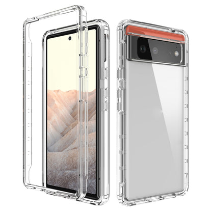 High Transparency Two-color Gradient PC + TPU Phone Protective Case