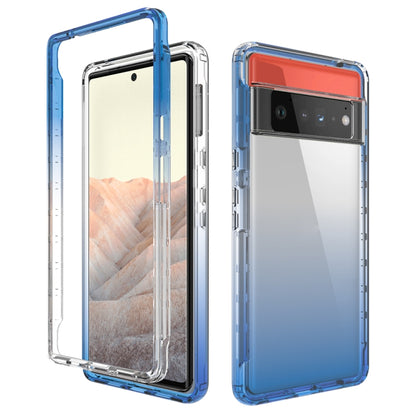 High Transparency Two-color Gradient PC + TPU Phone Protective Case