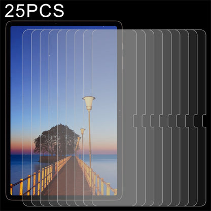 25 PCS 9H 2.5D Explosion-proof Tempered Tablet Glass Film