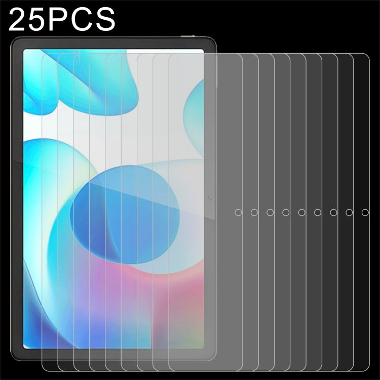 25 PCS 9H 2.5D Explosion-proof Tempered Tablet Glass Film