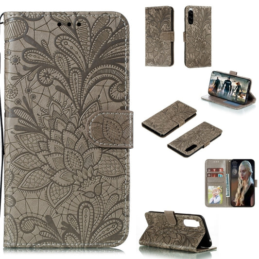 Lace Flower Horizontal Flip Leather Case with Holder & Card Slots & Wallet & Photo Frame