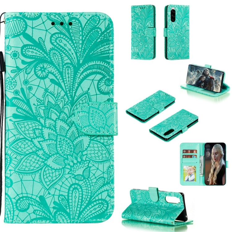 Lace Flower Horizontal Flip Leather Case with Holder & Card Slots & Wallet & Photo Frame