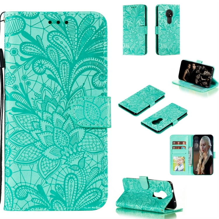 Lace Flower Horizontal Flip Leather Case with Holder & Card Slots & Wallet & Photo Frame