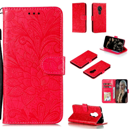 Lace Flower Horizontal Flip Leather Case with Holder & Card Slots & Wallet & Photo Frame