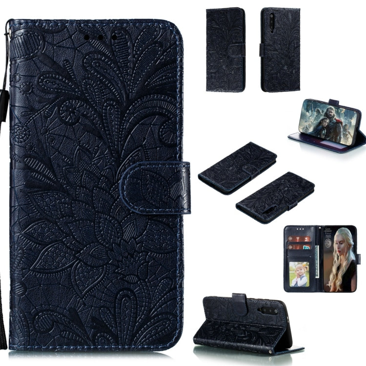 Lace Flower Horizontal Flip Leather Case with Holder & Card Slots & Wallet & Photo Frame