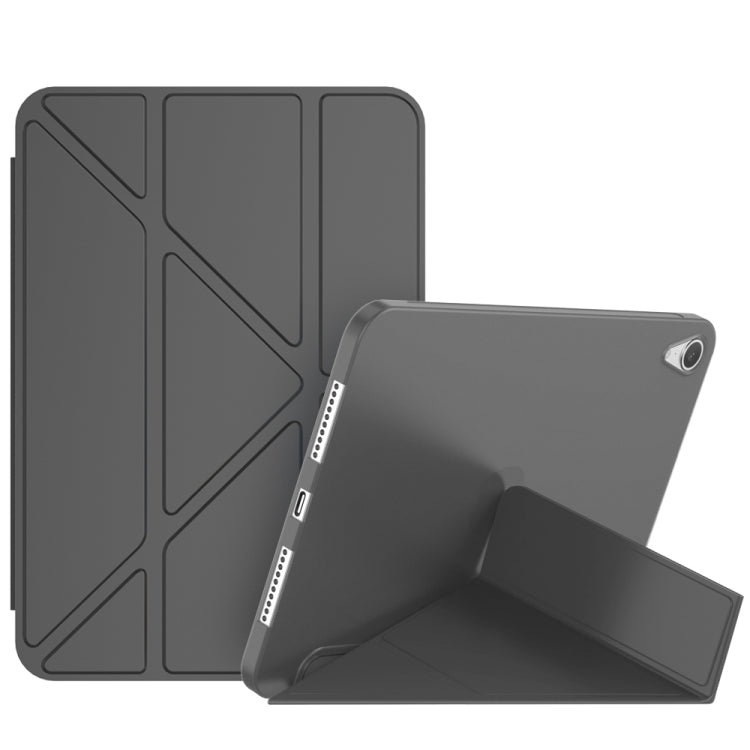 Double-sided Matte Deformation TPU Tablet Leather Case with Holder & Sleep / Wake-up Function