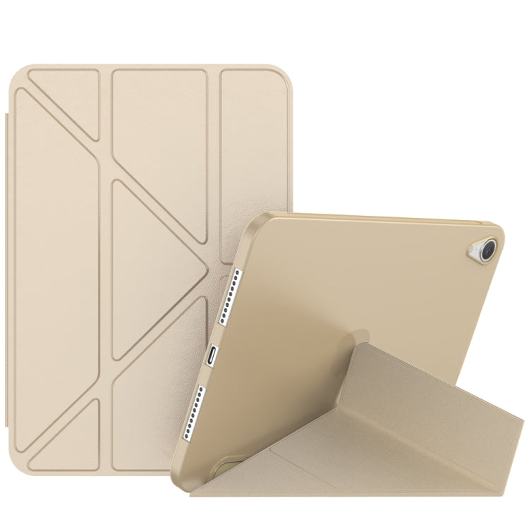 Double-sided Matte Deformation TPU Tablet Leather Case with Holder & Sleep / Wake-up Function