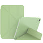 Double-sided Matte Deformation TPU Tablet Leather Case with Holder & Sleep / Wake-up Function, For iPad mini 2024 / mini 6