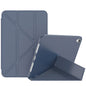 Double-sided Matte Deformation TPU Tablet Leather Case with Holder & Sleep / Wake-up Function