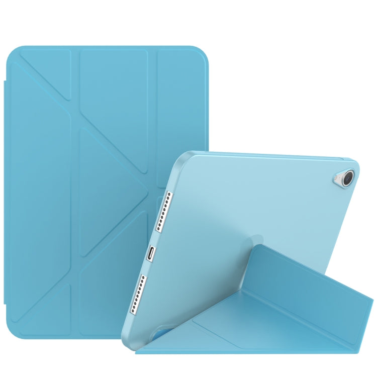 Double-sided Matte Deformation TPU Tablet Leather Case with Holder & Sleep / Wake-up Function