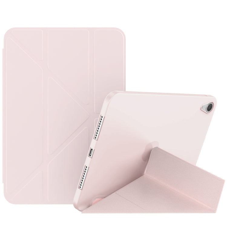 Double-sided Matte Deformation TPU Tablet Leather Case with Holder & Sleep / Wake-up Function