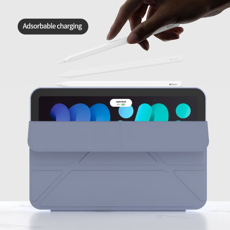 Double-sided Matte Deformation TPU Tablet Leather Case with Holder & Sleep / Wake-up Function, For iPad mini 2024 / mini 6