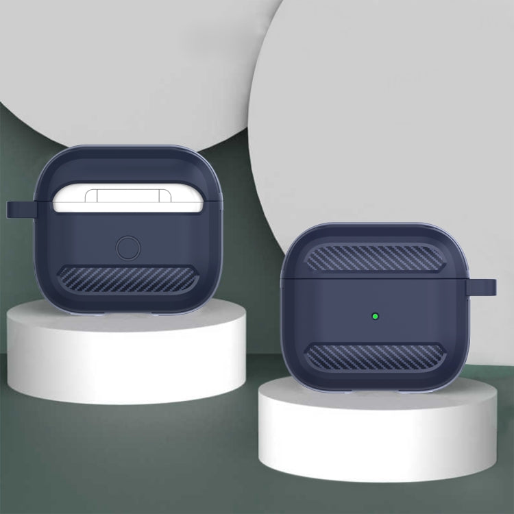 Carbon Fiber Anti-fall Earphones Protective Case, For AirPods 3