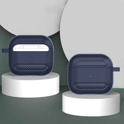 Carbon Fiber Anti-fall Earphones Protective Case, For AirPods 3