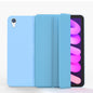 Double-sided Matte TPU Tablet Leather Case with 3-folding Holder & Sleep / Wake-up Function