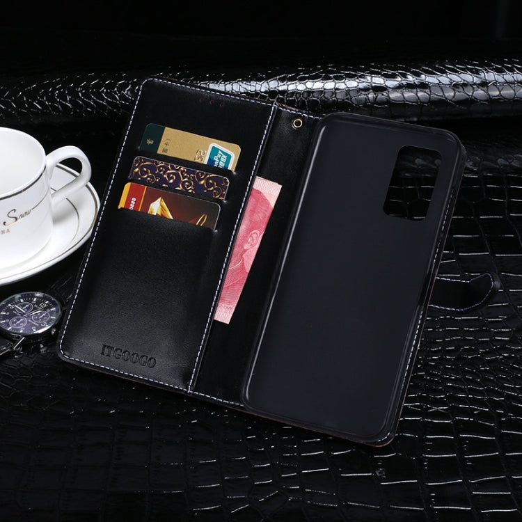 idewei Crocodile Texture Horizontal Flip Phone Leather Case, For OPPO A55 4G, For Xiaomi Redmi Note 11, For Xiaomi Redmi Note 11 Pro, For Samsung Galaxy M52 5G, For ZTE Blade V30 Vita, For Honor X30i