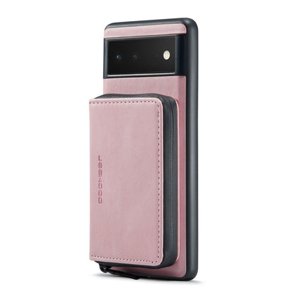 JEEHOOD Magnetic Zipper Horizontal Flip Phone Leather Case