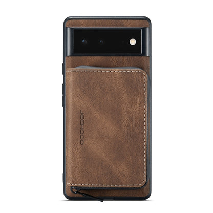 JEEHOOD Magnetic Zipper Horizontal Flip Phone Leather Case