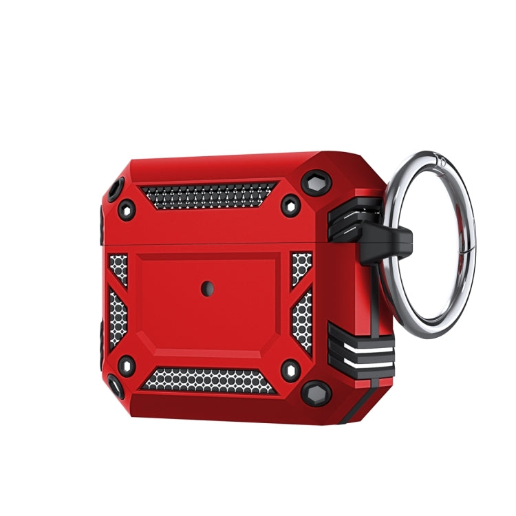 TPU + PC Anti-fall Earphones Case with Hook, For AirPods 3