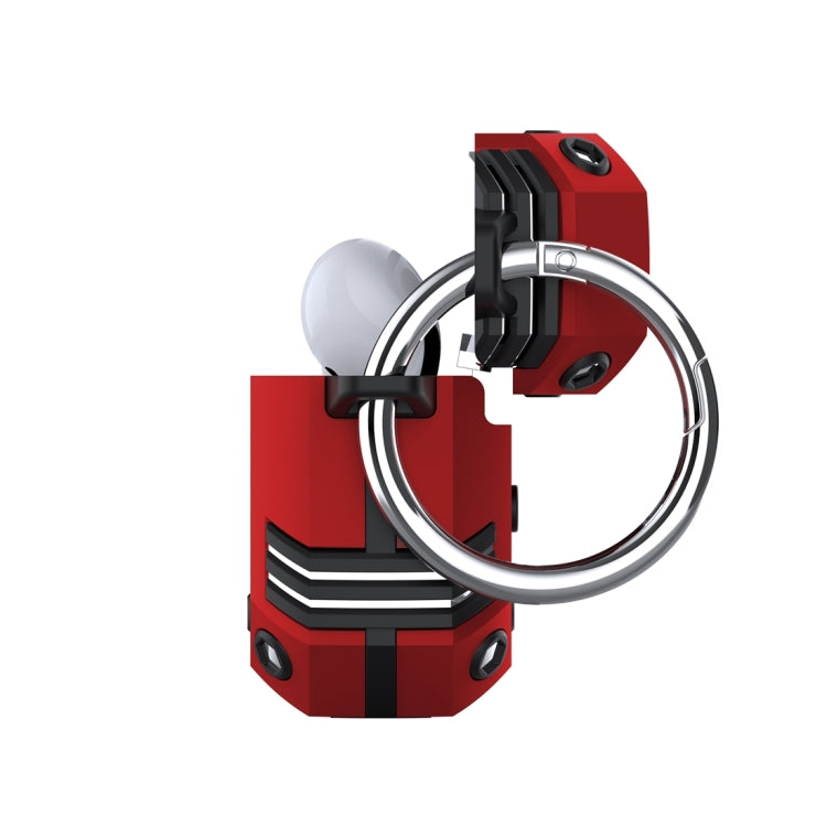 TPU + PC Anti-fall Earphones Case with Hook, For AirPods 3