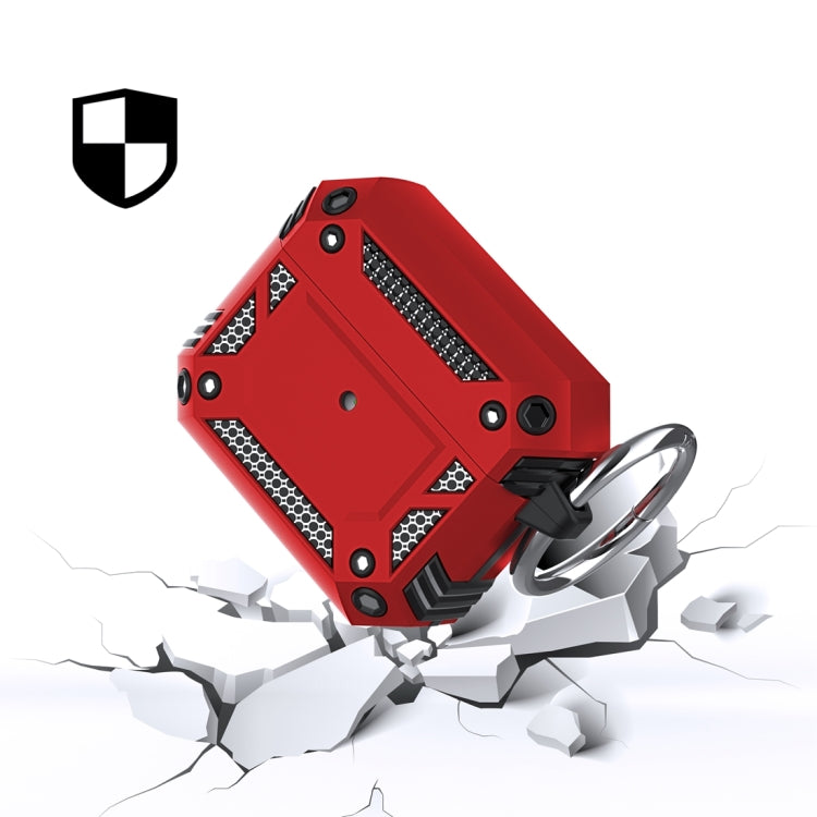 TPU + PC Anti-fall Earphones Case with Hook, For AirPods 3