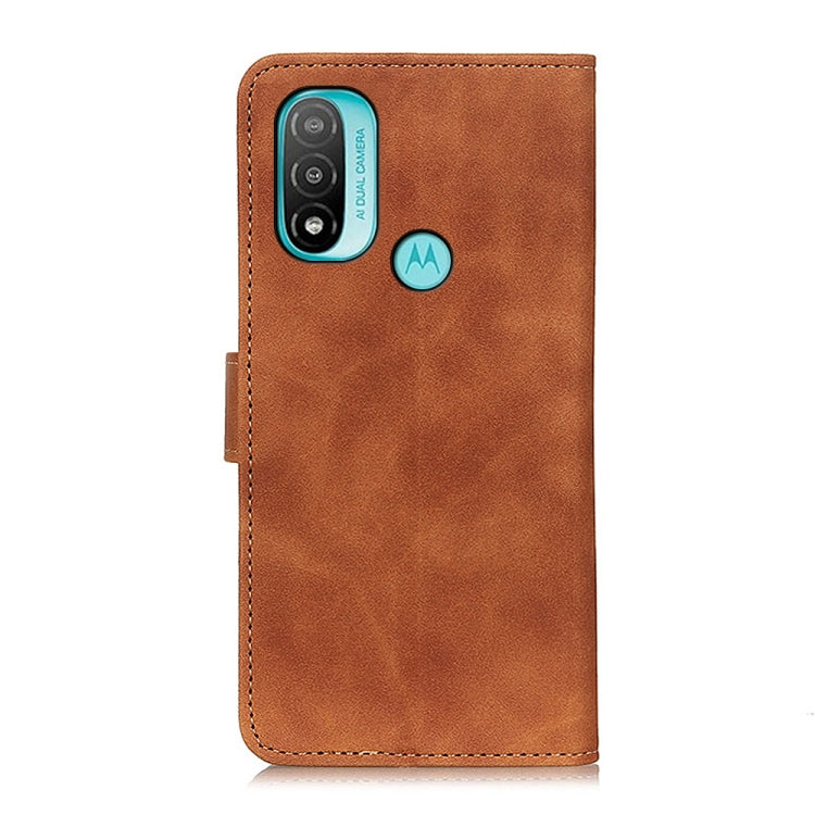 KHAZNEH Retro Texture Horizontal Flip Leather Phone Case