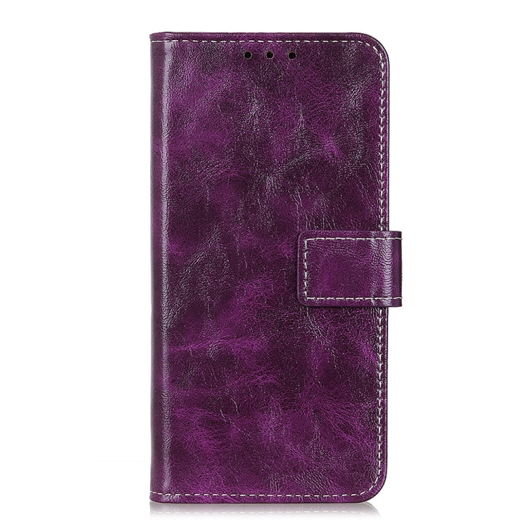 Retro Crazy Horse Texture Horizontal Flip Leather Phone Case