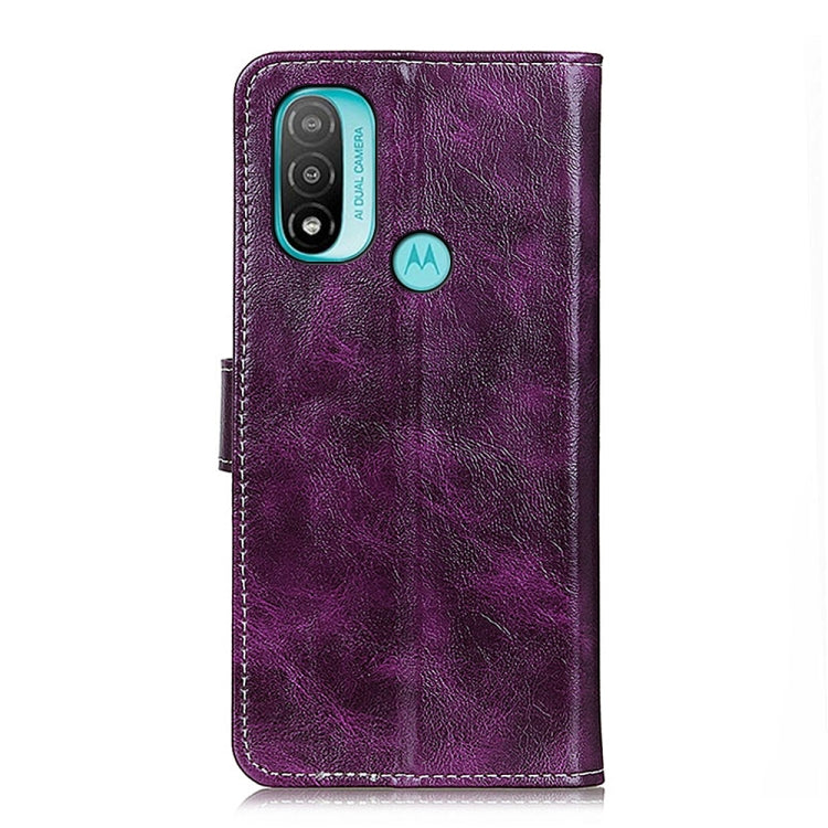 Retro Crazy Horse Texture Horizontal Flip Leather Phone Case