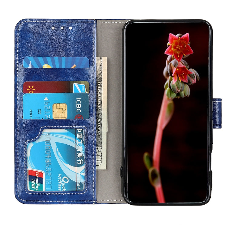 Retro Crazy Horse Texture Horizontal Flip Leather Phone Case, For Motorola Moto E40/E20/E30/Lenovo K14 Plus