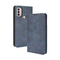 Magnetic Buckle Retro Crazy Horse Texture Horizontal Flip Phone Leather Case with Holder & Card Slots & Photo Frame, Series 2