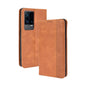 Magnetic Buckle Retro Crazy Horse Texture Horizontal Flip Phone Leather Case with Holder & Card Slots & Photo Frame, Series 2