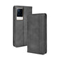 Magnetic Buckle Retro Crazy Horse Texture Horizontal Flip Phone Leather Case with Holder & Card Slots & Photo Frame, Series 2