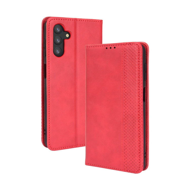 Magnetic Buckle Retro Crazy Horse Texture Horizontal Flip Phone Leather Case with Holder & Card Slots & Photo Frame, For Huawei nova 9 Pro / Honor 50 Pro, For Samsung Galaxy A13 5G, For Samsung Galaxy A22 5G Japanese Version, For Samsung Galaxy M52 5G ...