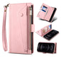 Retro Frosted Leather Phone Case with Holder & Card Slot & Wallet & Zipper Pocket & Lanyard, For Google Pixel 6, For Google Pixel 6 Pro