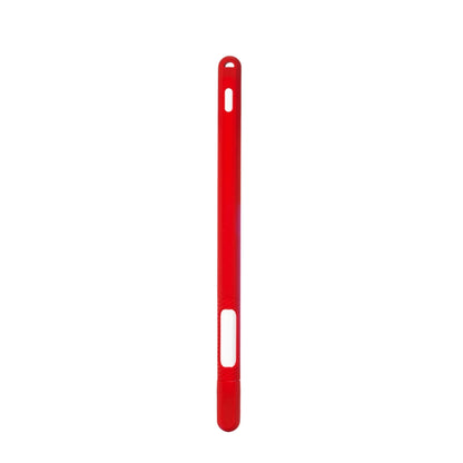 Two-hole Solid Color Silicone Stylus Protective Case For Apple Pencil 2