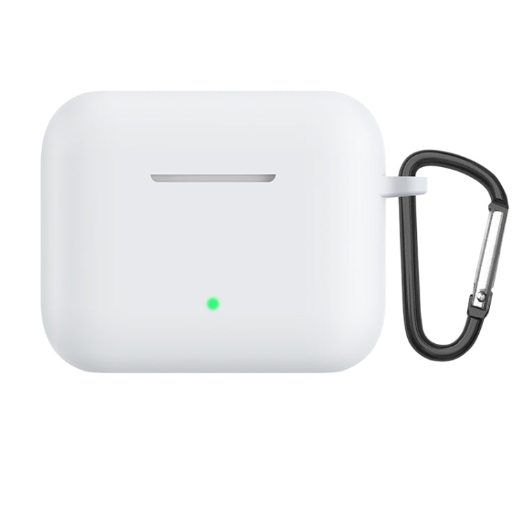 Solid Color Silicone Earphone Protective Case with Hook For Honor Earbuds X2