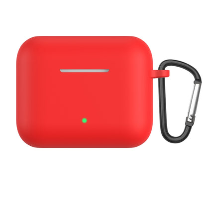 Solid Color Silicone Earphone Protective Case with Hook For Honor Earbuds X2