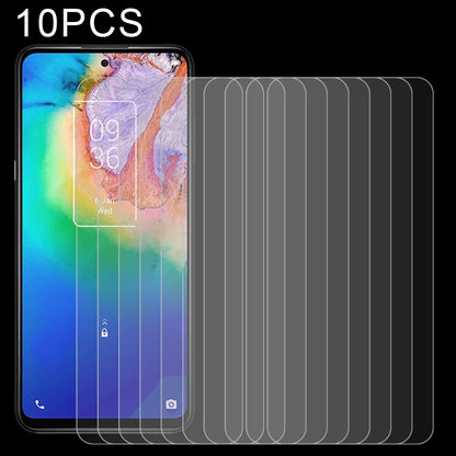 10 PCS 0.26mm 9H 2.5D Tempered Glass Film, For Tecno Pop 5 (10 PCS), For TCL 10 5G (10 PCS), For Tecno Pova 2 (10 PCS), For TCL 20 5G (10 PCS), For ZTE Axon 30 Pro 5G (10 PCS), For ZTE Blade V30 (10 PCS), For OPPO Realme GT Explorer Master (10 PCS)