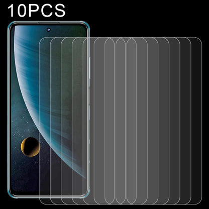 10 PCS 0.26mm 9H 2.5D Tempered Glass Film, For Tecno Pop 5 (10 PCS), For TCL 10 5G (10 PCS), For Tecno Pova 2 (10 PCS), For TCL 20 5G (10 PCS), For ZTE Axon 30 Pro 5G (10 PCS), For ZTE Blade V30 (10 PCS), For OPPO Realme GT Explorer Master (10 PCS)