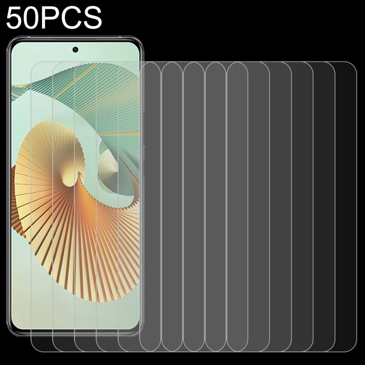 50 PCS 0.26mm 9H 2.5D Tempered Glass Film