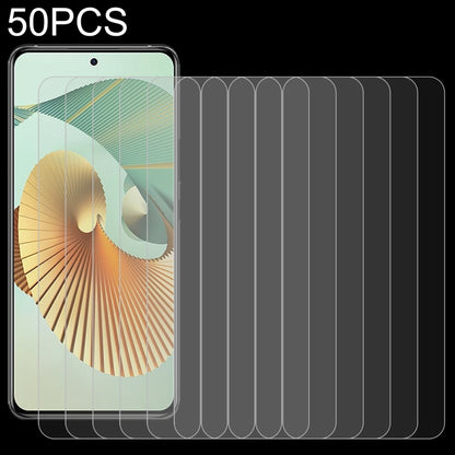 50 PCS 0.26mm 9H 2.5D Tempered Glass Film