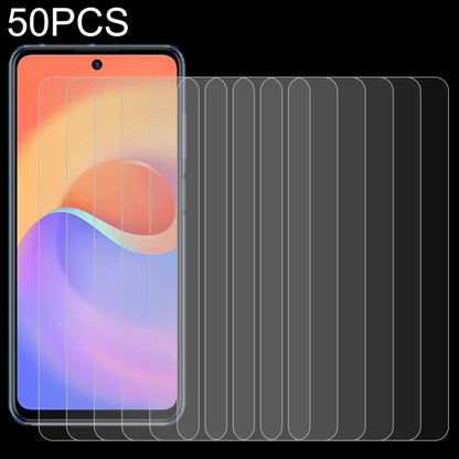 50 PCS 0.26mm 9H 2.5D Tempered Glass Film, For BLU G91 Pro (50 PCS), For ZTE nubia Z30 Pro (50 PCS), For NZONE S7 Pro+ 5G (50 PCS), For ZTE Axon 30 5G (50 PCS), For ZTE Axon 30 Pro 5G (50 PCS), For ZTE Blade 11 Prime (50 PCS), For Tecno Camon 17P (50 P...