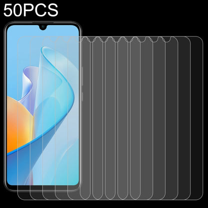 50 PCS 0.26mm 9H 2.5D Tempered Glass Film