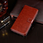 idewei Crazy Horse Texture Leather Phone Case with Holder & Card Slots & Wallet, Series 3