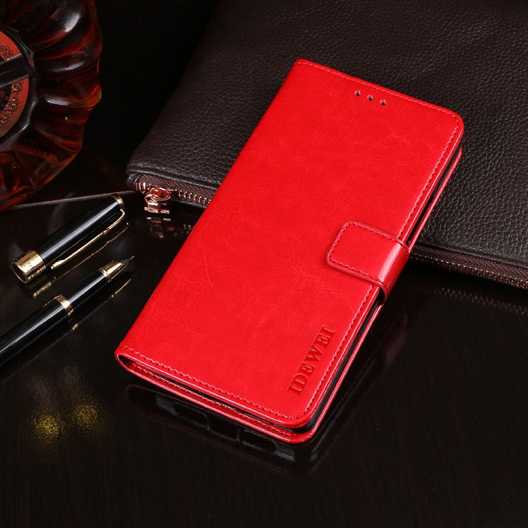 idewei Crazy Horse Texture Leather Phone Case with Holder & Card Slots & Wallet, Series 3