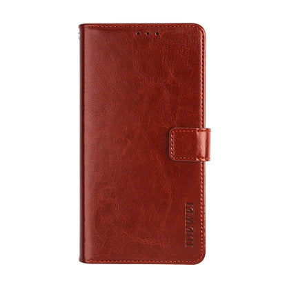 idewei Crazy Horse Texture Leather Phone Case with Holder & Card Slots & Wallet, For vivo Y33s, For Xiaomi Mi 11T