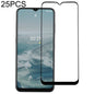 25 PCS Full Glue Cover Screen Protector Tempered Glass Film