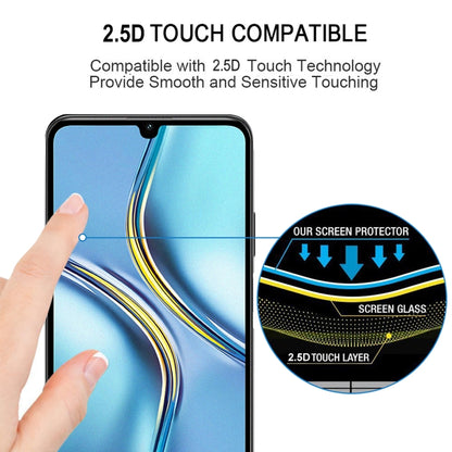 25 PCS Full Glue Cover Screen Protector Tempered Glass Film